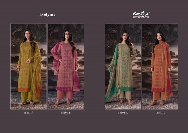Omtex evelynn wholesale dress materials in mumbai